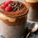 High-Protein Peanut Butter & Chocolate Chia Pudding