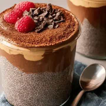 High-Protein Peanut Butter & Chocolate Chia Pudding