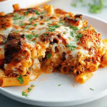 Meatless Baked Ziti with Vegetables