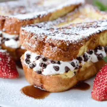 Cannoli Stuffed French Toast