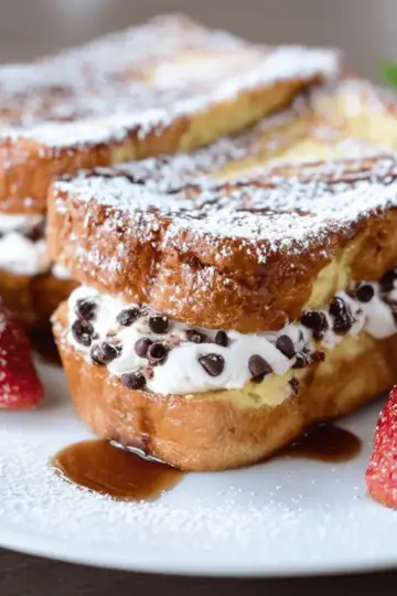 Cannoli Stuffed French Toast