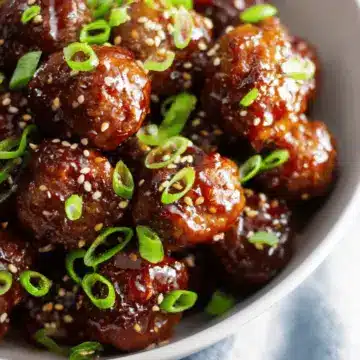 Asian Crockpot Meatballs