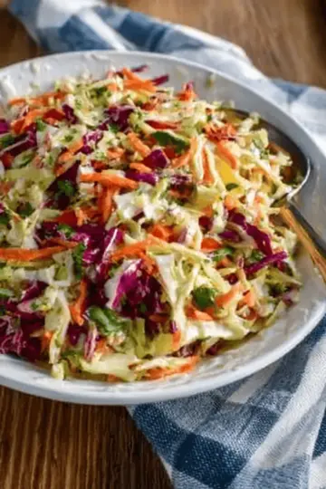 Mexican Coleslaw With Cilantro Lime Dressing