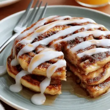Cinnamon Roll Pancakes