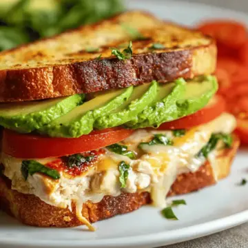 Chipotle Chicken Avocado Melt