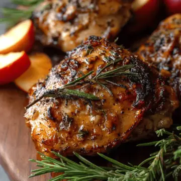 Rosemary Apple Cider Chicken