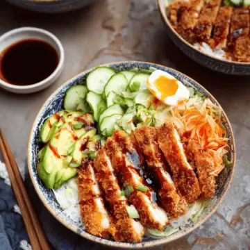 Crispy Chicken Katsu Bowls