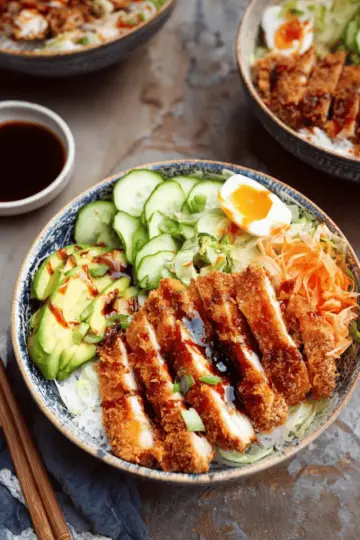 Crispy Chicken Katsu Bowls