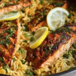 One-pan Lemon Orzo and Salmon