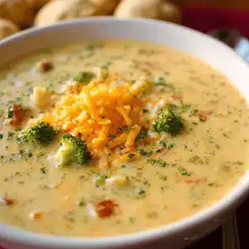 Cheddar Broccoli Potato Soup