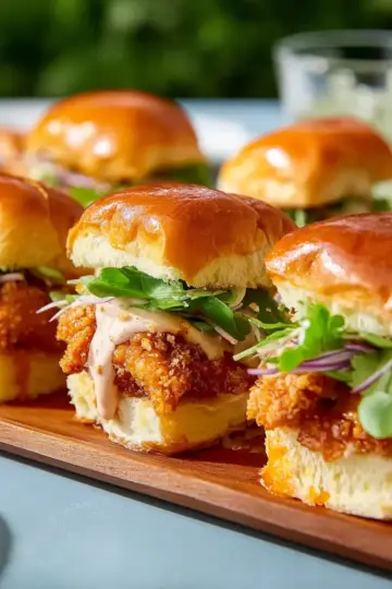 Bang Bang Chicken Sliders