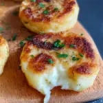 Cheese Stuffed Potato Cakes (2 Ingredients)
