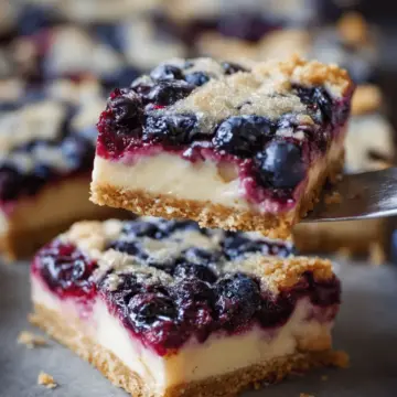 Blueberry Cream Cheese Bars
