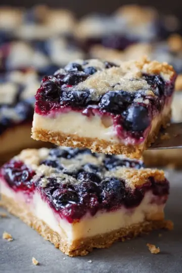Blueberry Cream Cheese Bars