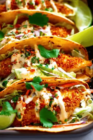 Crispy Baked Fish Tacos