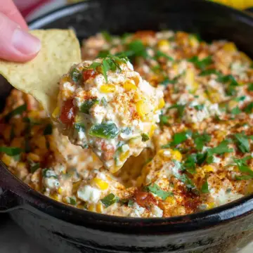 Slow Cooker Mexican Street Corn Dip