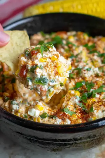 Slow Cooker Mexican Street Corn Dip
