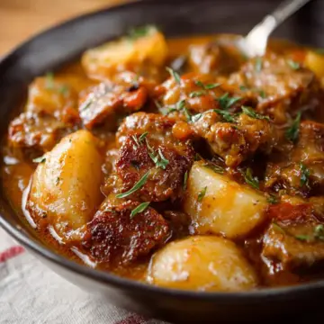 Saucy Hungarian Red Potato Goulash