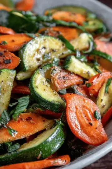 Sauteed Zucchini and Carrots