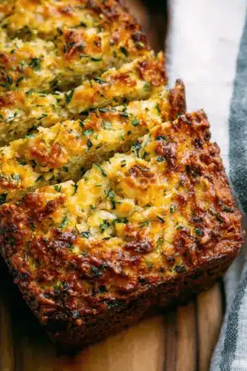 Cheesy Zucchini Bread (Quick Bread)