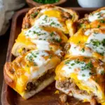 Sausage Egg and Cheese Breakfast Rolls