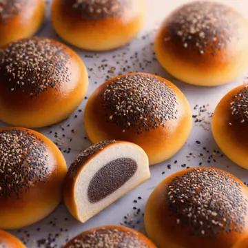 Japanese Red Bean Buns (Anpan)