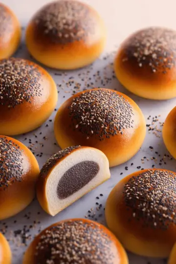 Japanese Red Bean Buns (Anpan)
