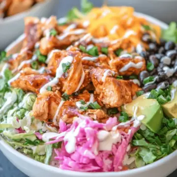 Honey BBQ Chicken Bowls