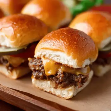 Cheeseburger Sliders (Easy, 30-min Recipe)