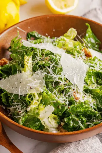 5-Minute Lemon Parmesan Salad Recipe