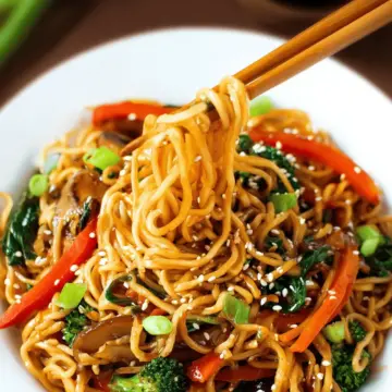 Teriyaki Noodles (Vegan!)
