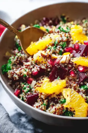Quinoa Beet & Orange Salad