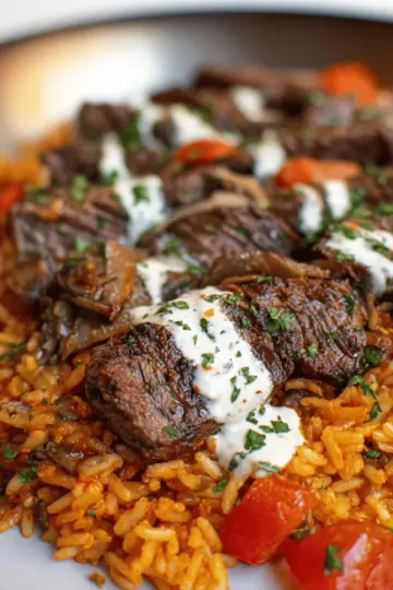 Steak & Queso Rice