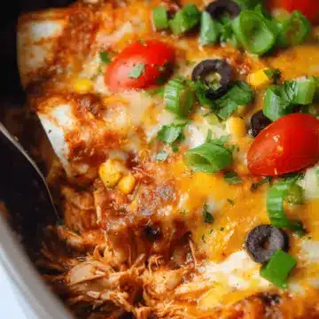 Chicken Enchiladas {Slow Cooker Recipe}