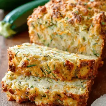 Zucchini Cheddar Cheese Herb Beer Bread
