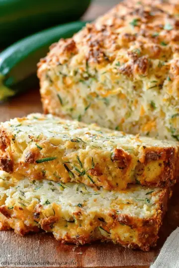 Zucchini Cheddar Cheese Herb Beer Bread
