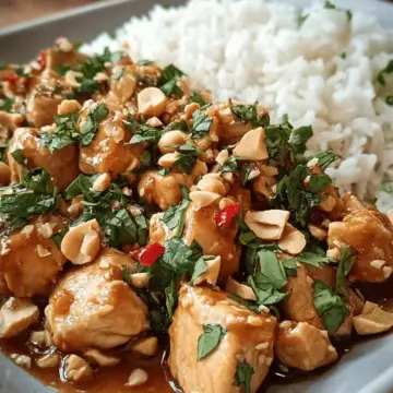 Irresistible Thai Peanut Chicken: A Flavor Explosion You Can’t Resist