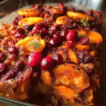 Sweet Potato Cranberry Bake