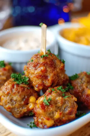 BEST Creole Sausage Balls
