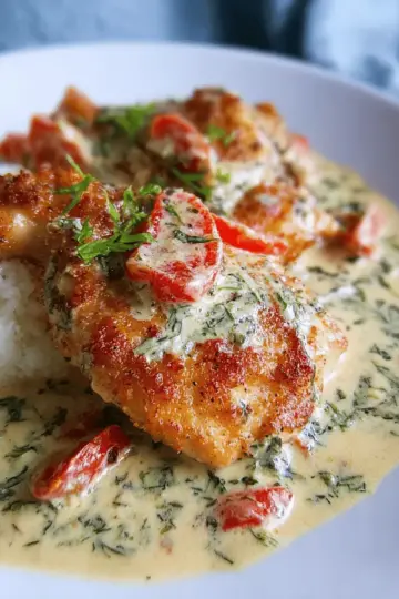 Chicken In Basil Cream