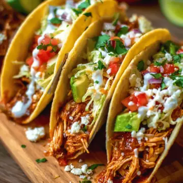 Crock Pot Chicken Tacos
