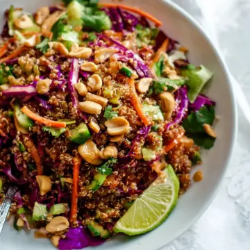 Crunchy Thai Peanut & Quinoa Salad