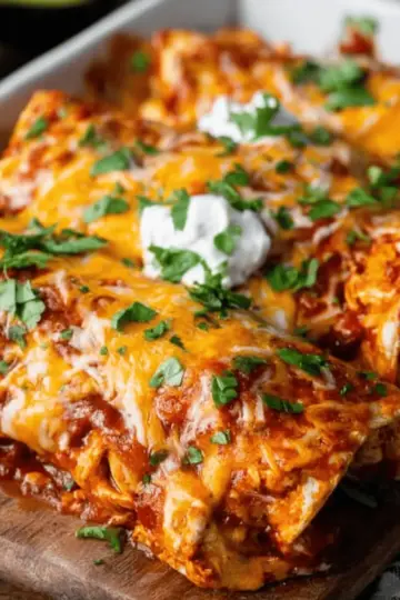 Easy Chicken Enchiladas