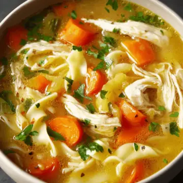 Homemade Chicken Noodle Soup
