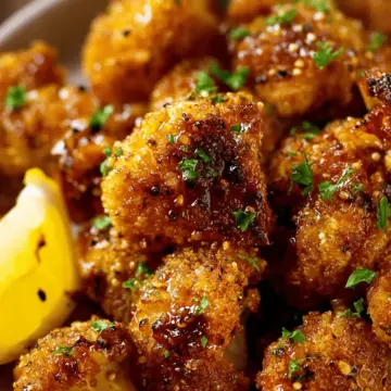 Lemon Pepper Cauliflower Wings (Vegan)