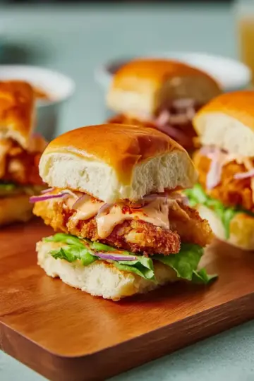 Bang Bang Chicken Sliders
