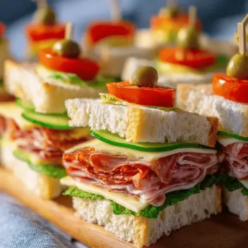 Easy Tea Club Sandwiches
