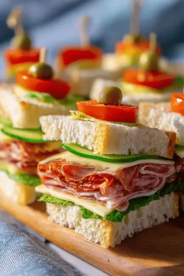 Easy Tea Club Sandwiches