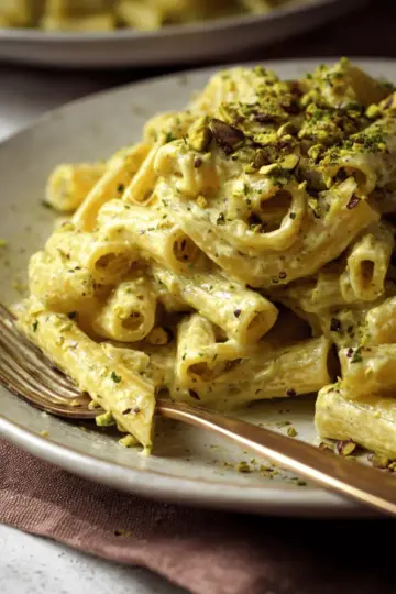 Sicilian Pasta with Creamy Pistachio Sauce