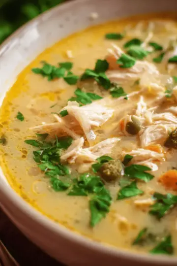 Chicken Piccata Soup